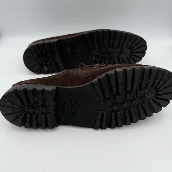 Cole Haan Brown Suede‎ Horse Bit Loafer Driver ShoesNikeAir Mens Size 11 - Picture 7 of 8